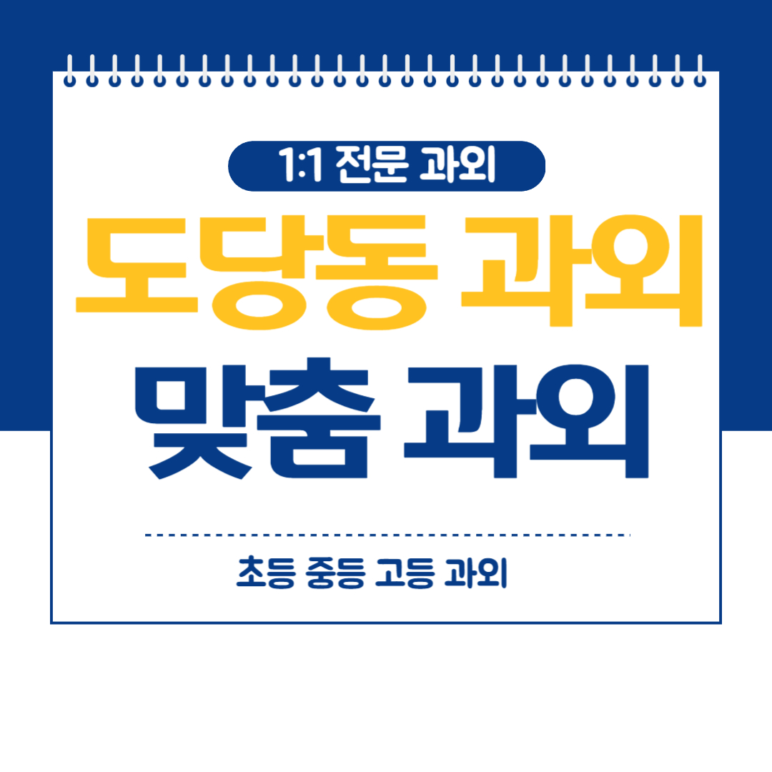  부천 도당동 영어 수학 과외 중등 고등 내신대비 화상 방문과외
