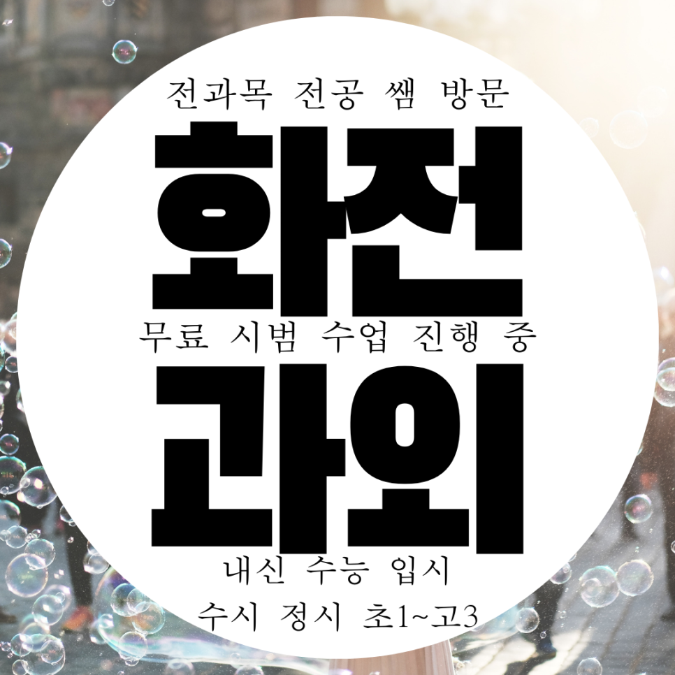  고양 화전동 중학교 수학과외 중등 영어과외 고등 중학생 과학 국어 영수 사회