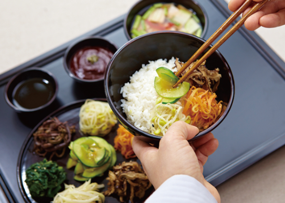 두부 된장 비빔밥