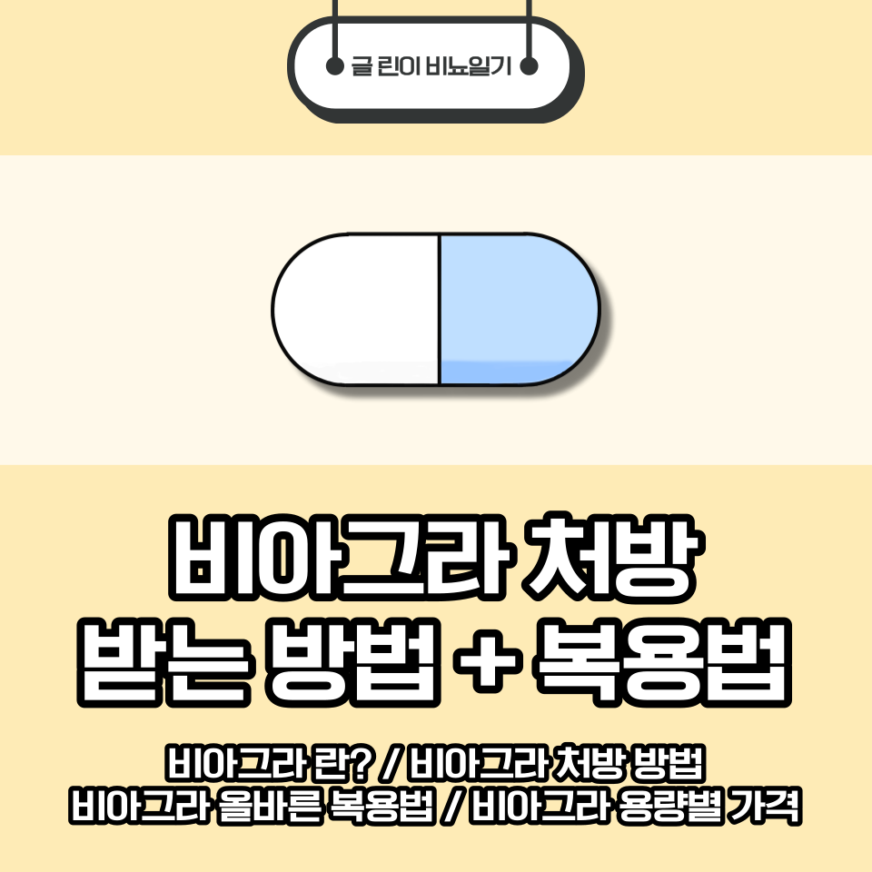  비아그라 처방 받는 방법 + 복용법