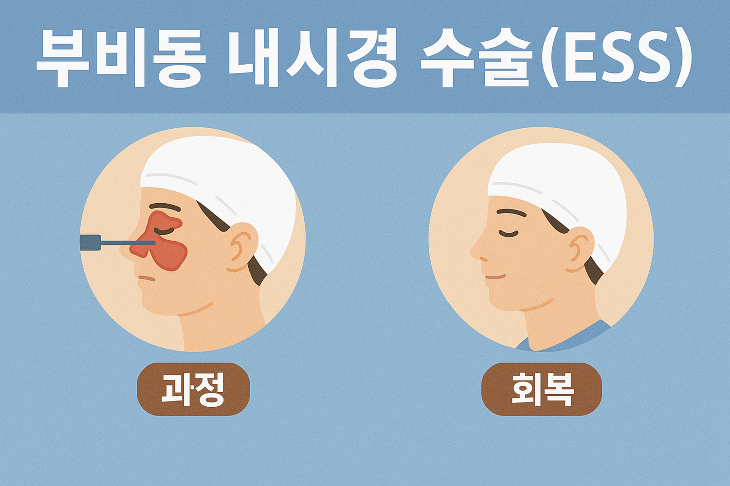 부비동 내시경 수술(ESS) 과정과 회복