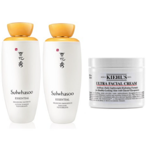  설화수 3종 단품구성 자음수125ml+자음유액125ml+수분크림 125ml+헤스킨 마스크팩