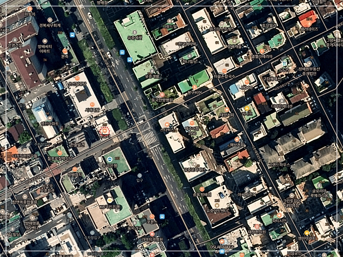 방배동-삼경빌딩-위성사진