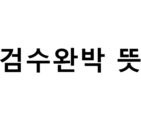  검수완박 뜻 바로 확인 (간단)