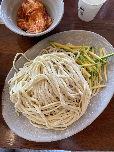 송도 백합칼국수 면