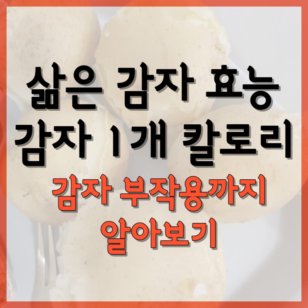 삶은 감자 효능