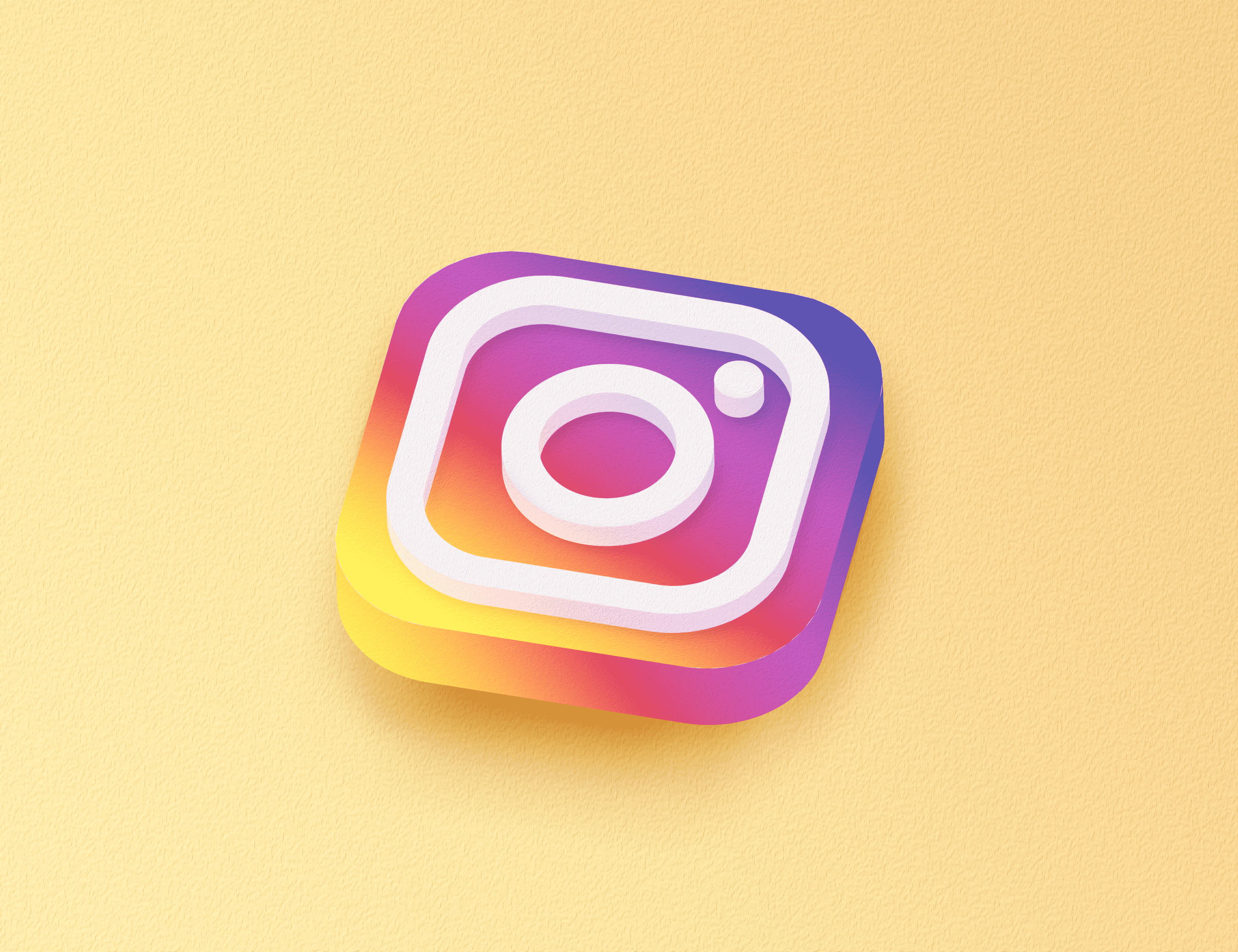  [Ai] 인스타그램 3D 로고