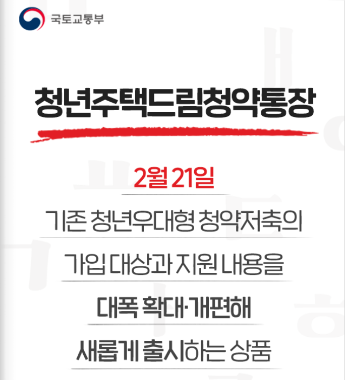 청년 주택드림 청약통장 가입방법 전환방법 대출 금리 혜택 총정리