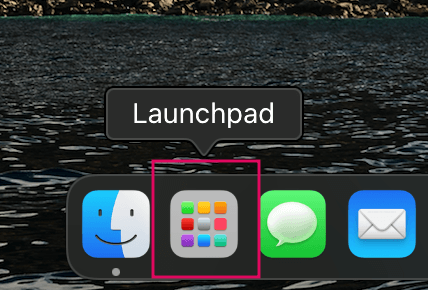 Launchpad-클릭