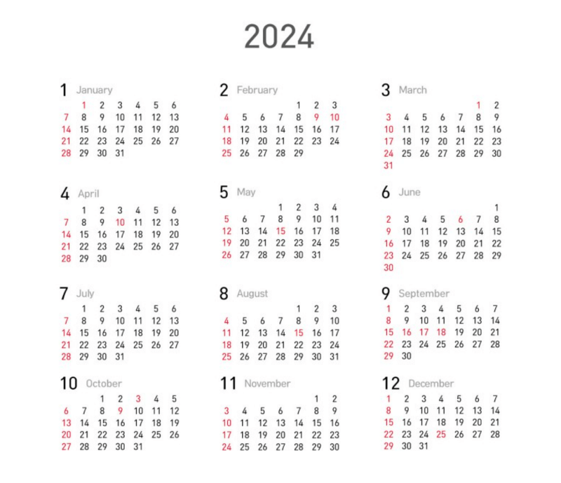 2024년-달력