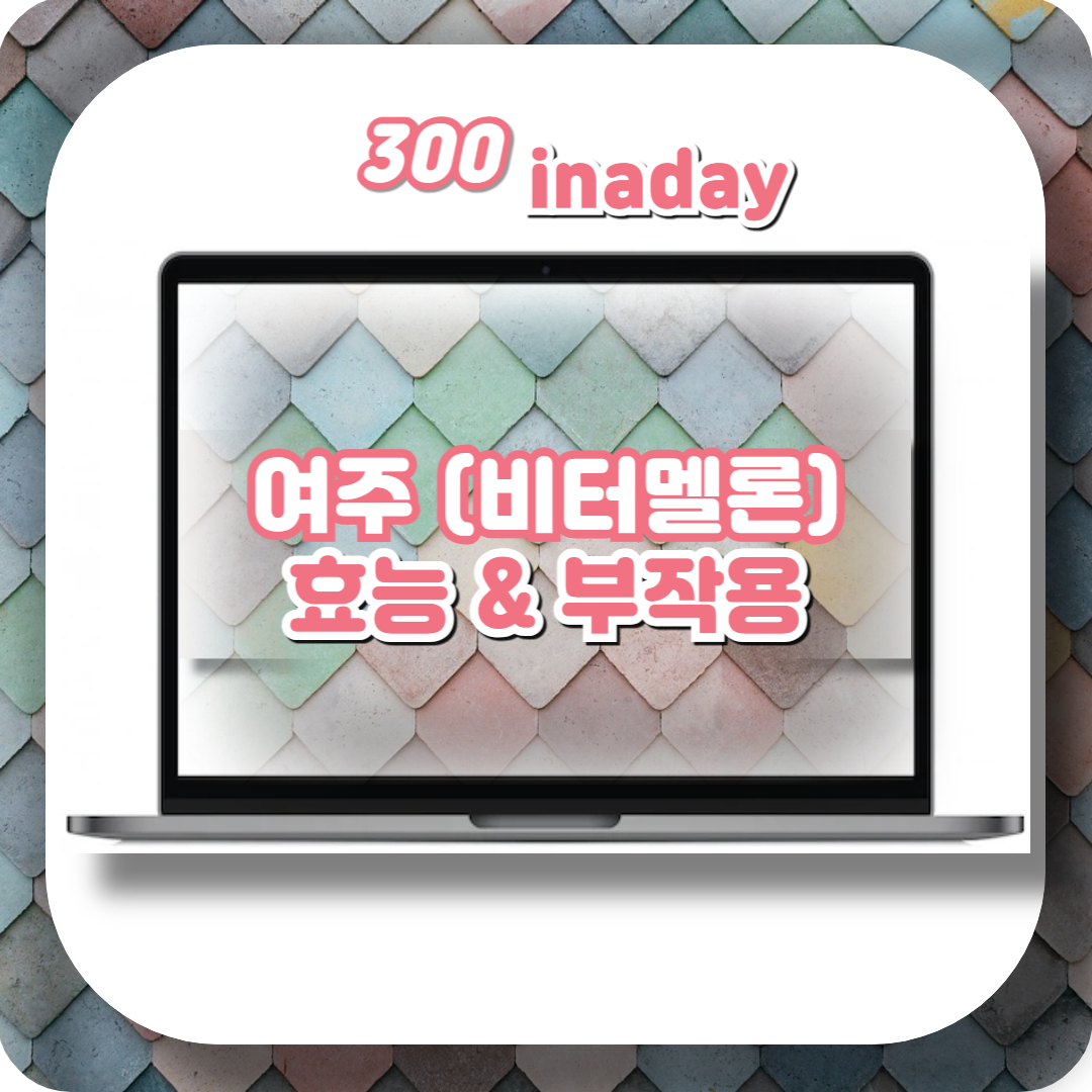  여주 효능 및 부작용 가격 총정리!(+비터멜론, Bitter Melon)