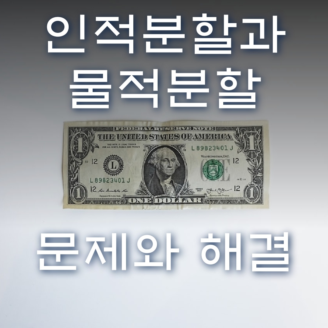  기업의 물적분할 인적분할