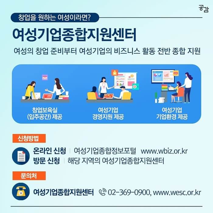 여성기업지원센터 활용 가이드