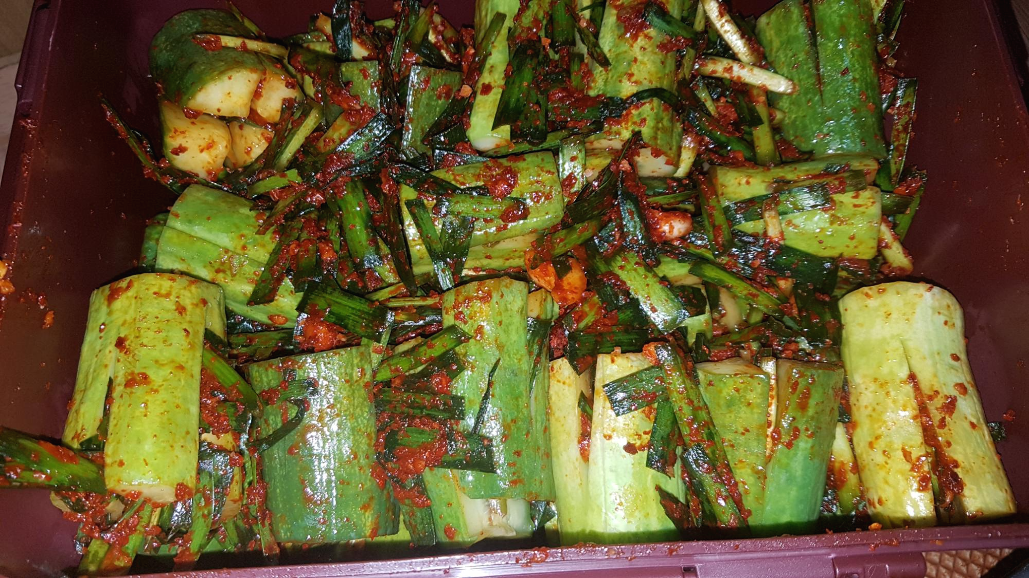  오이소박이 쉽고 맛있게 해봤어요