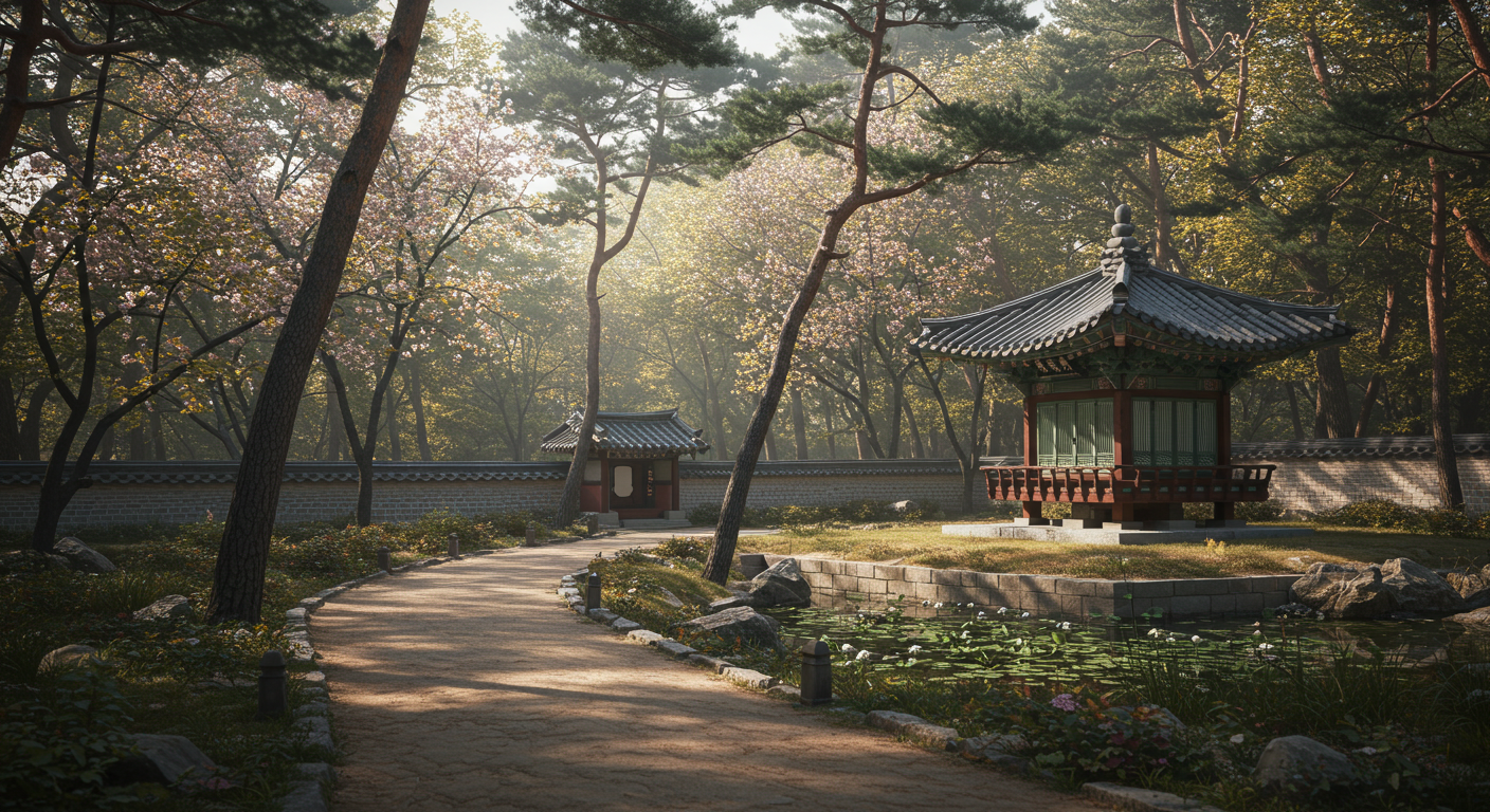 궁궐 안 비밀의 정원