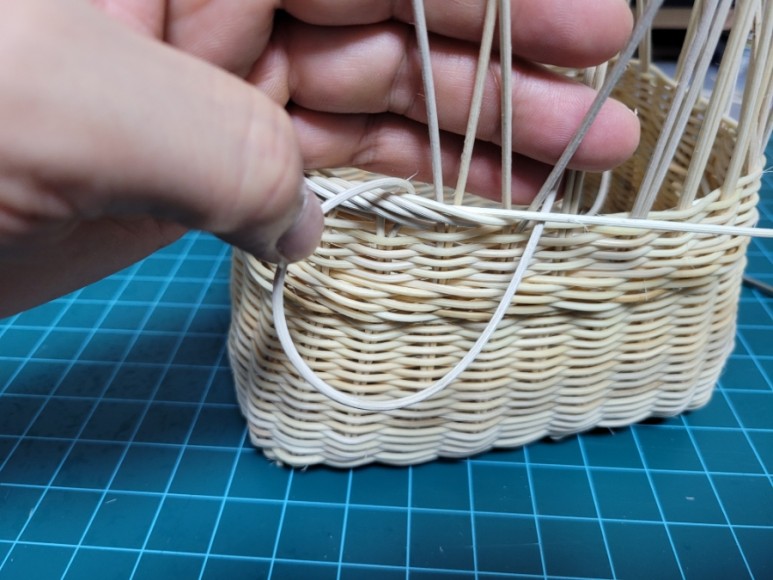 라탄 사각 바구니 만들기 사각바구니 8