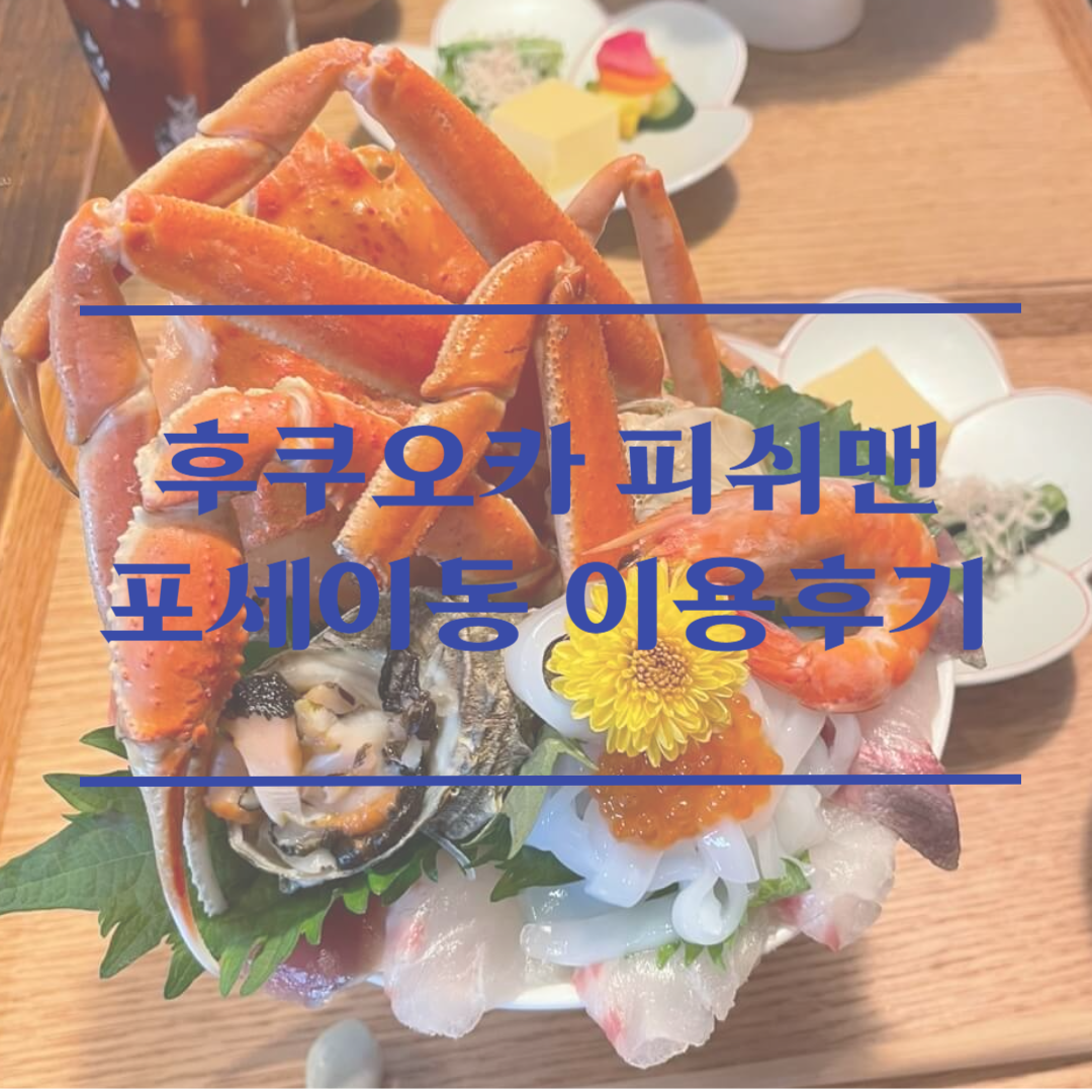  후쿠오카 피쉬맨 포세이동 해물덮밥 가성비 맛집 후기