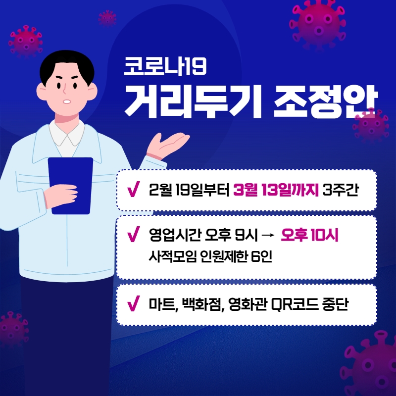 거리두기-조정안-피시방-술집-QR