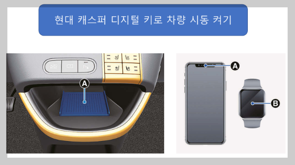 디지털 키로 차량 시동 켜기