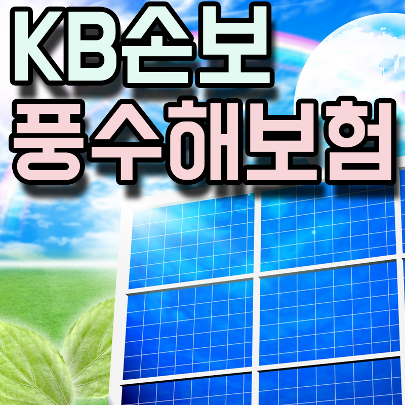 KB손해보험 주택·온실 풍수해보험(I) 정보 알아보기