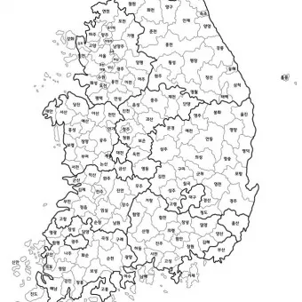 우리나라지도 크게보기 한국지도 이미지 대한민국지도_8