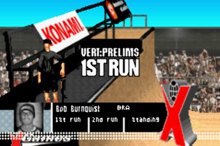  코나미 - ESPN XGames 스케이트 보딩 (イーエスピーエヌエックスゲームズスケートボーディング - ESPN X-Games Skateboarding) GBA - SPT (스포츠)