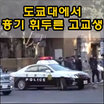  성적 안올라 도쿄대에서 흉기 휘두른 고교생 검거