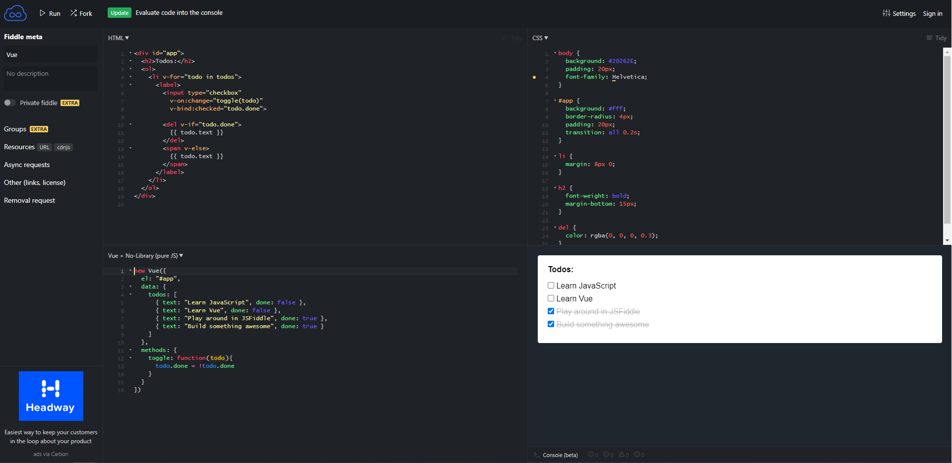 VueJS - 1. VueJS data