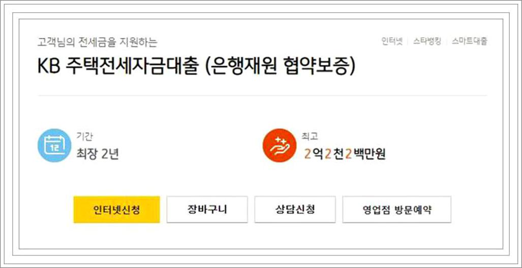 국민은행 전세자금대출