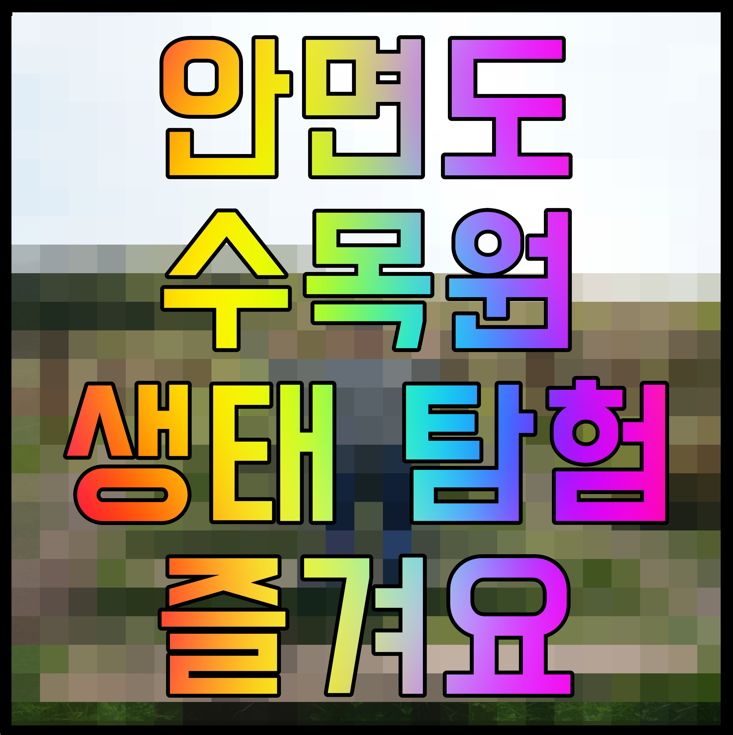  안면도 수목원 생태 탐험 즐겨요