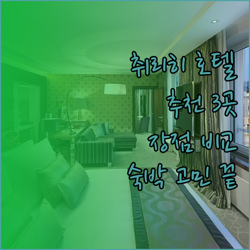 취리히 공항 호텔 어디가 좋을까요? 