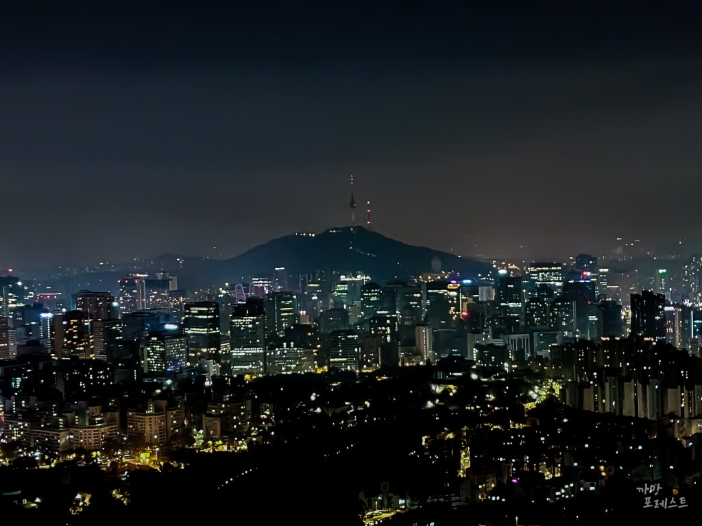 서울 인왕산 야경