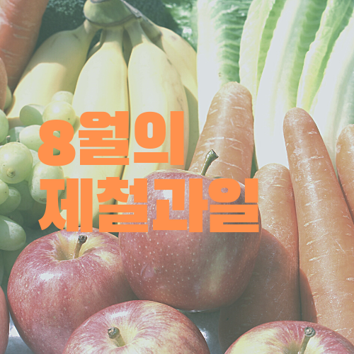 8월의제철과일로고