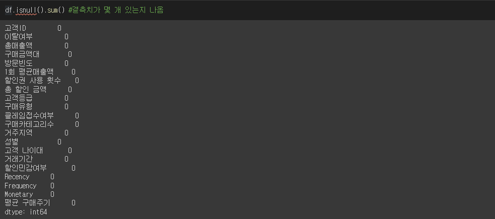 파이썬 - 결측값 4