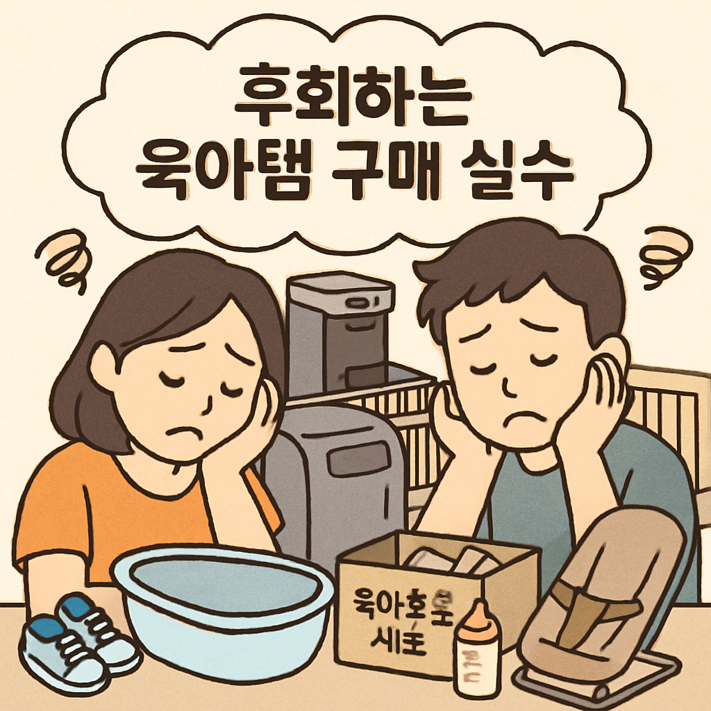 초보 부모가 가장 많이 후회하는 육아템 구매 실수 TOP 5