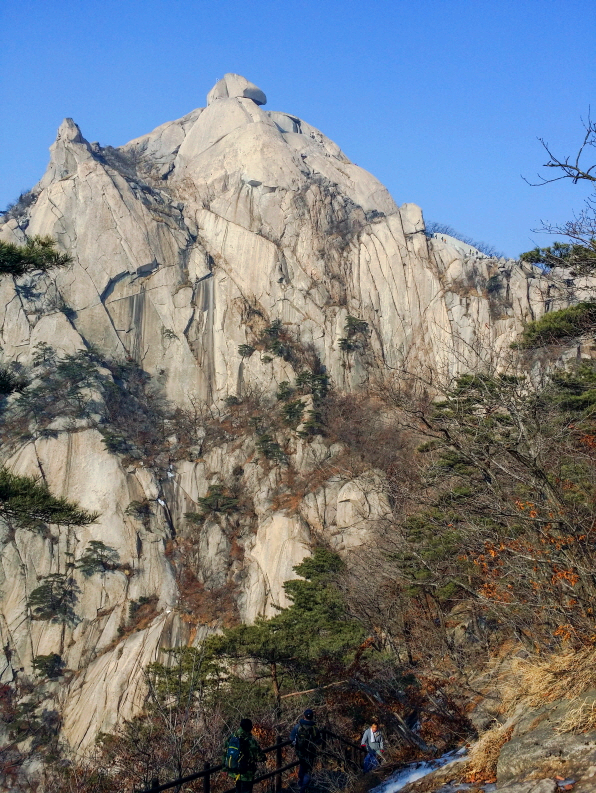 한국 명산 서울 북한산 백운대 등산 mountain hiking