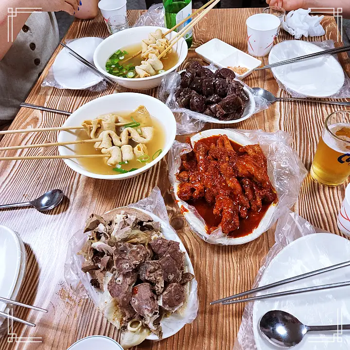 생방송오늘저녁 이천 관고시장 매콤 닭발 똥집 맛집 추천