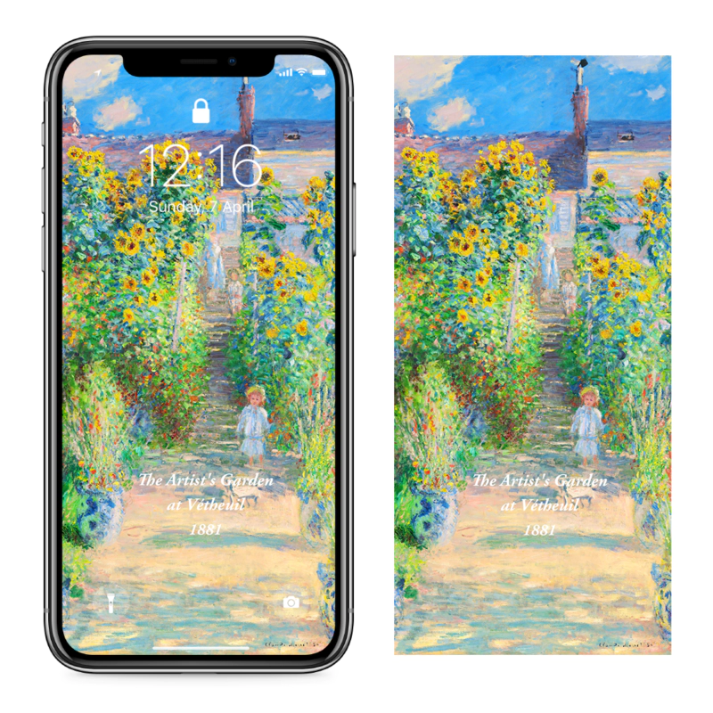10 베퇴유의 예술가 정원 C - Claude Monet 클로드 모네 배경화면