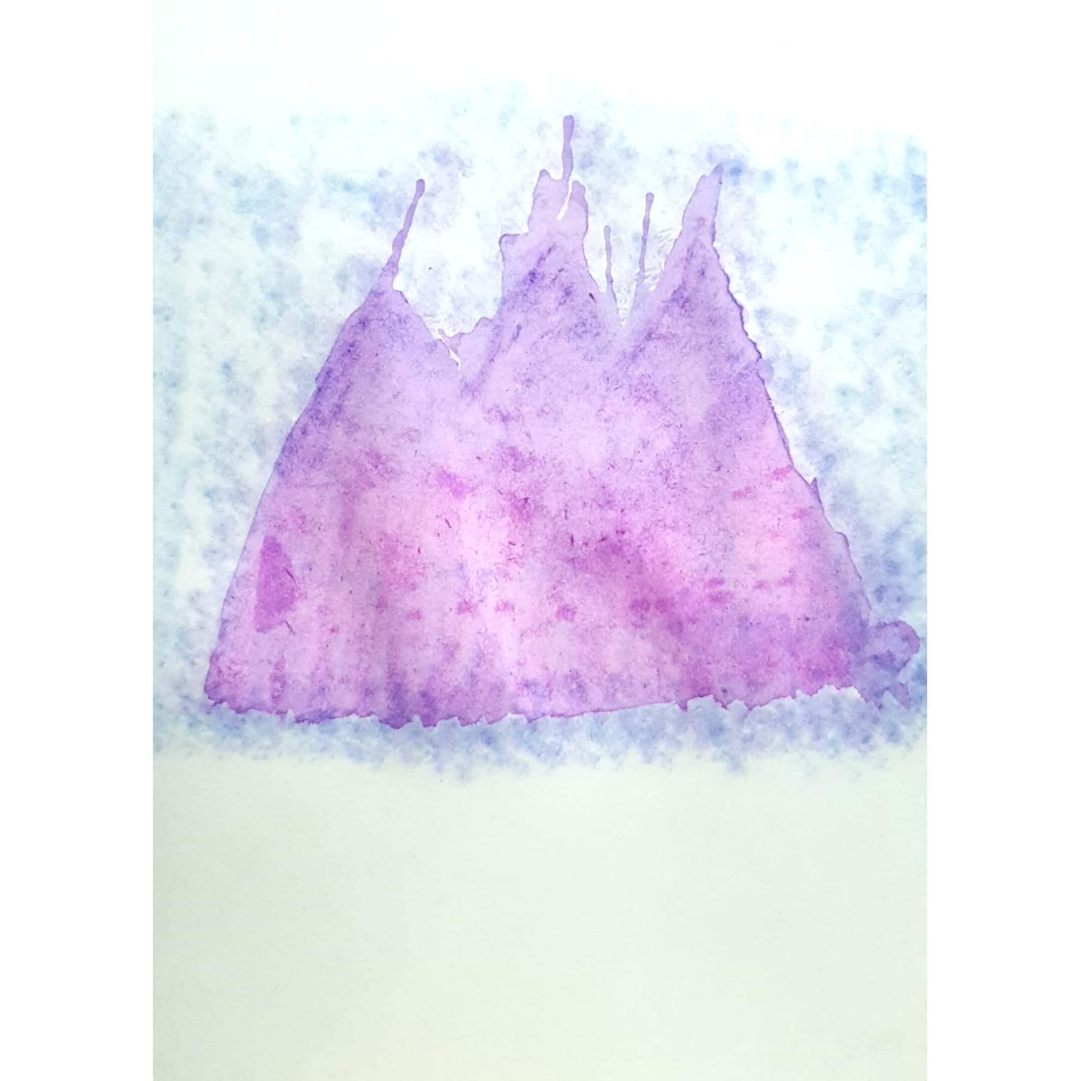  Cloudy Land 구름낀 땅 / 일러스트레이션 그림 드로잉 / 풍경화 그리기