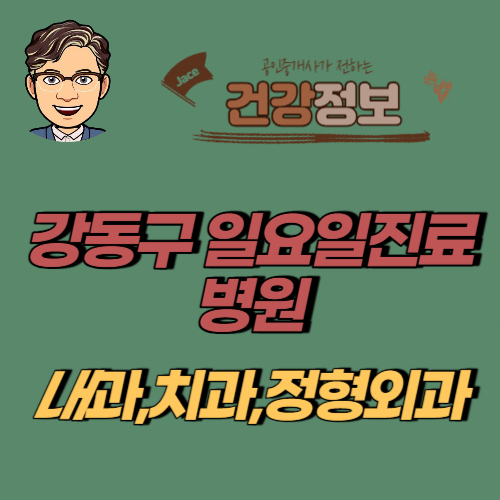 썸네일 강동구 일요일 진료 병원 안내