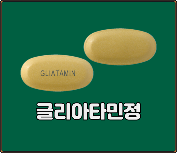 글리아타민정_모양