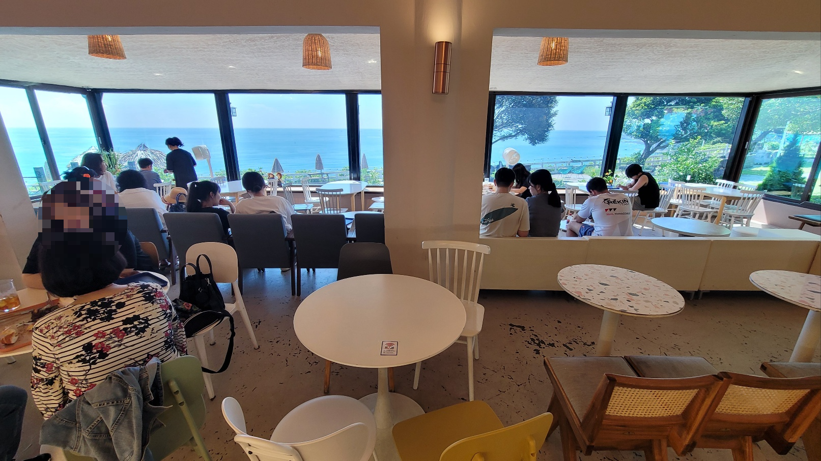 제주도 바다 전망 바다바라카페
