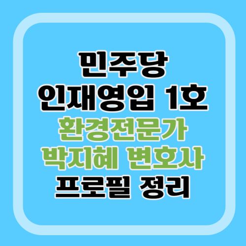 민주당-인재영입-박지혜-변호사