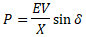 계통 직렬리엑턴스 관련 공식