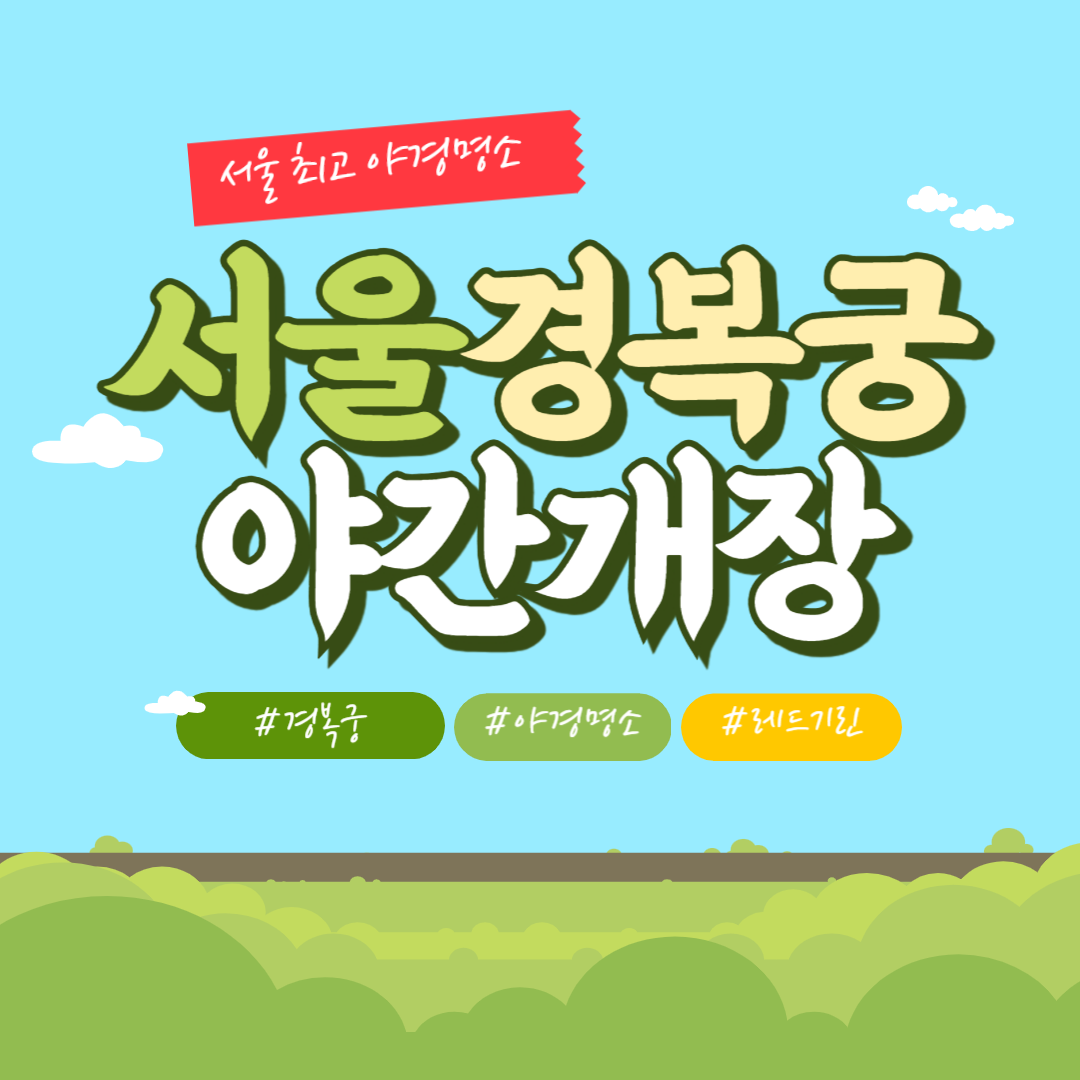 서울 경복궁 야간개장