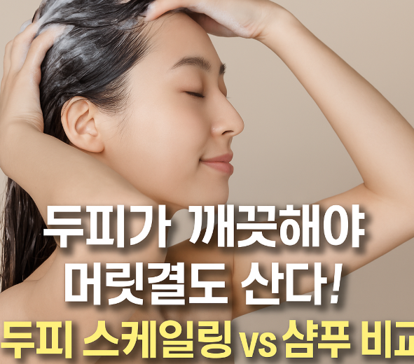 샴푸하는 여성