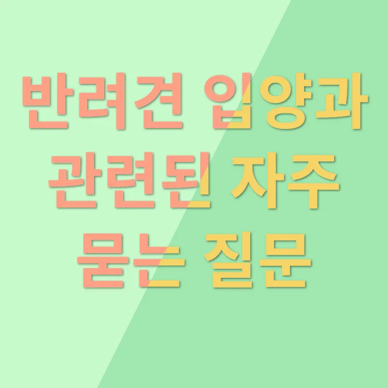반려견 입양 고려사항_4