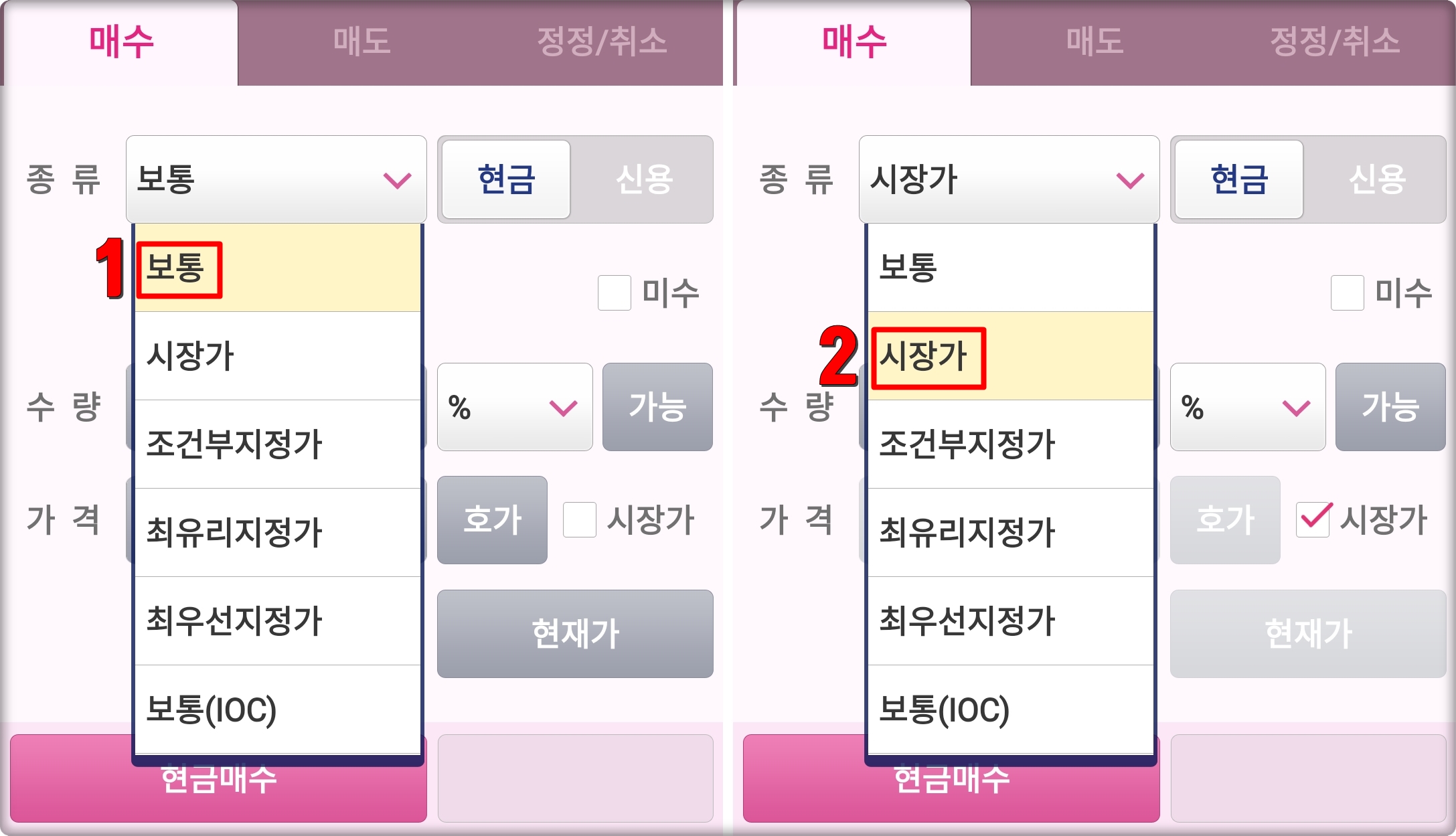 장전동시호가 소장 매매 시 주가의 흐름