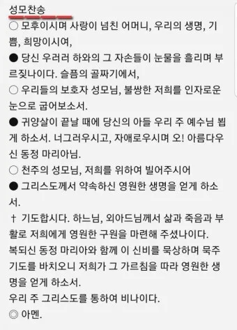 천주교 성모송 영광송 사도신경 전문_25
