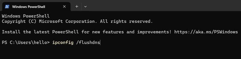 DNS 플러시 및 IP 주소 갱신